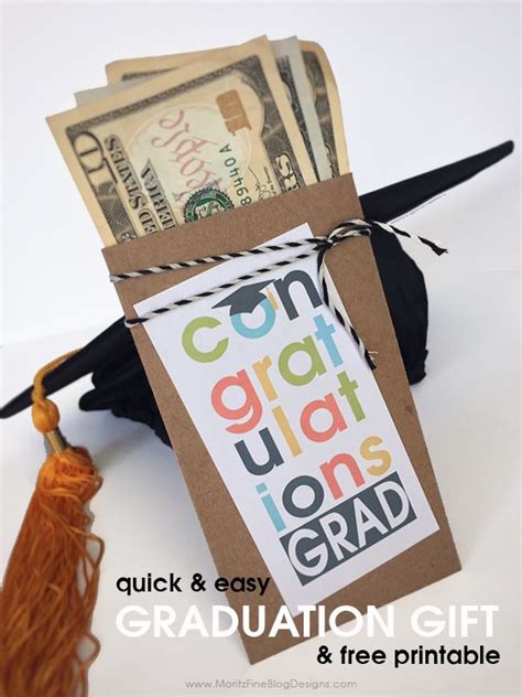Keep reading for the absolute best funny gift ideas to give to anyone in your life in 2020—the holidays are right around the corner. Quick & Easy Graduation Gift Idea | Graduation gifts, Easy ...