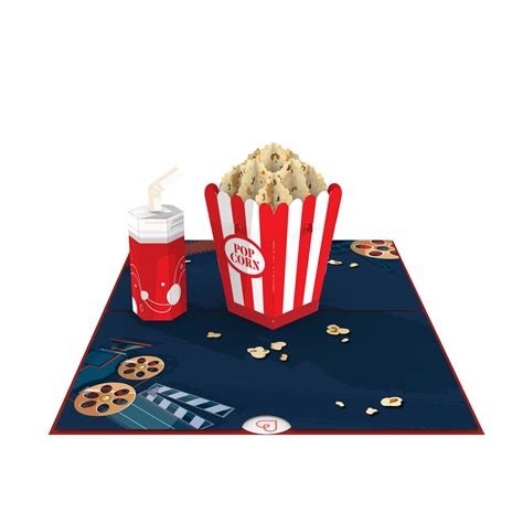 Popcorn Pop Up Karte Papercrush