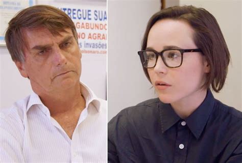 Você Foge A Normalidade Diz Jair Bolsonaro A Ellen Page