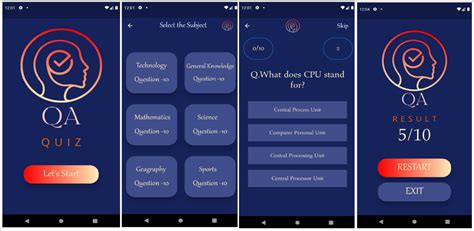 Flutter Quiz Mobile App