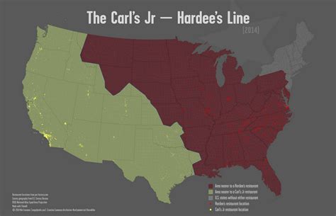 Americas Great Carls Jr—hardees Divide Mapped Bloomberg