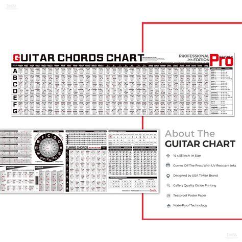 Guitar Chord Chart Poster Bundle Of Guitar Chords India Ubuy