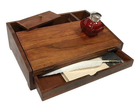 The hispanic society of america, new york. Vintage Lap Desk, Wooden Writing Box, Portable Writing ...