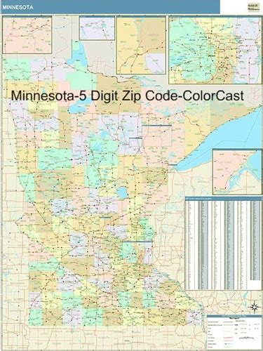 Minnesota Zip Code Map From