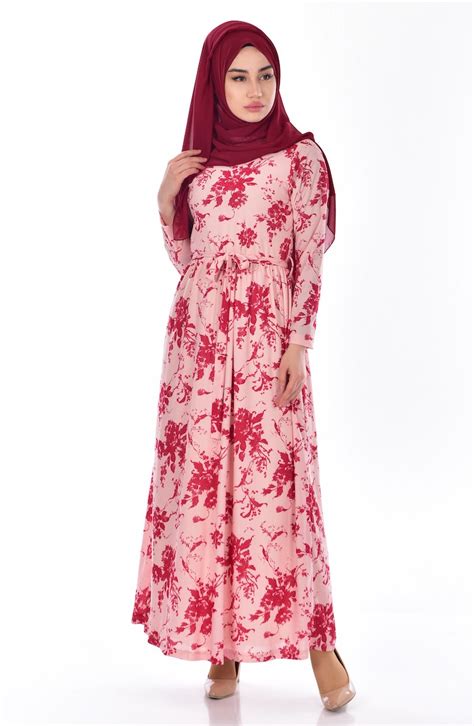 Pink Hijab Dress 00003a 02 Sefamerve