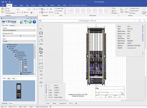 Data Center Floor Plan Visio Stencils Floor Roma