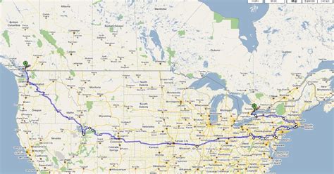 The Urban Voyeur Maps Of The Grand North American Road Trip In Higher