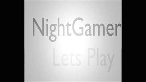 Intro Nightgamer Selfmade YouTube