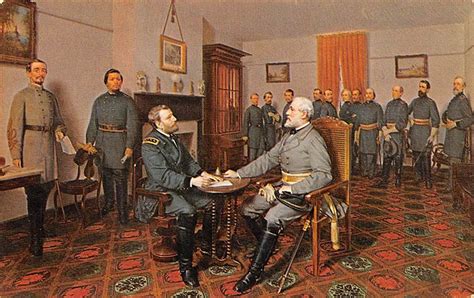 General Robert E Lees Surrender At Appomattox 1865 Landmark Events