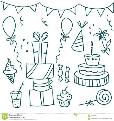 Birthday Party Doodles Download From Over 54 Million High Quality
