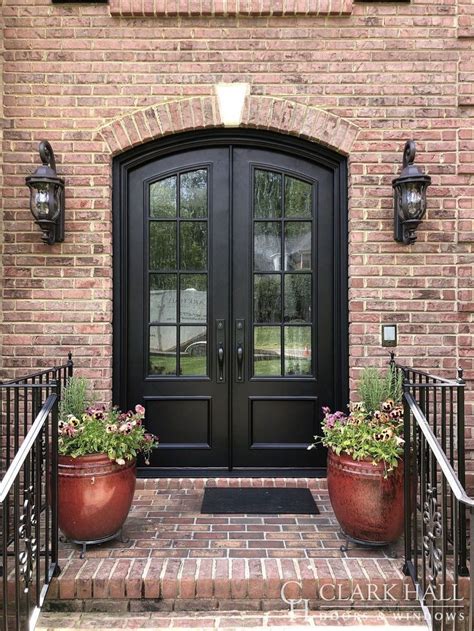 Double Front Doors with Windows | Double doors exterior, French doors