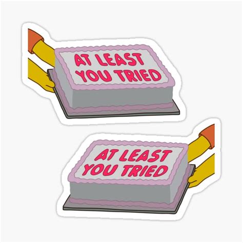 at least you tried bart 2 pack teacher meme grading sticker for sale by sticker stacker