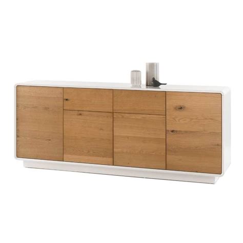 Das reduzierte design des sideboards todd macht dessen besonderen charakter gestalten sie ihr wohnzimmer mit dem modernen sideboard greifswald von der. Wohnzimmer Sideboard mit Eiche furniert Weiß Jetzt ...