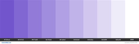 Tints Xkcd Color Bluey Purple 6241c7 Hex Farbpalette Colorswall
