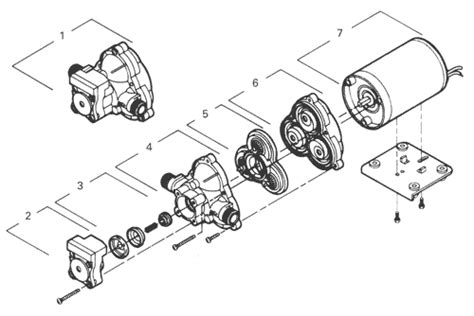 Parts For Shurflo Pump Model 2088 594 144