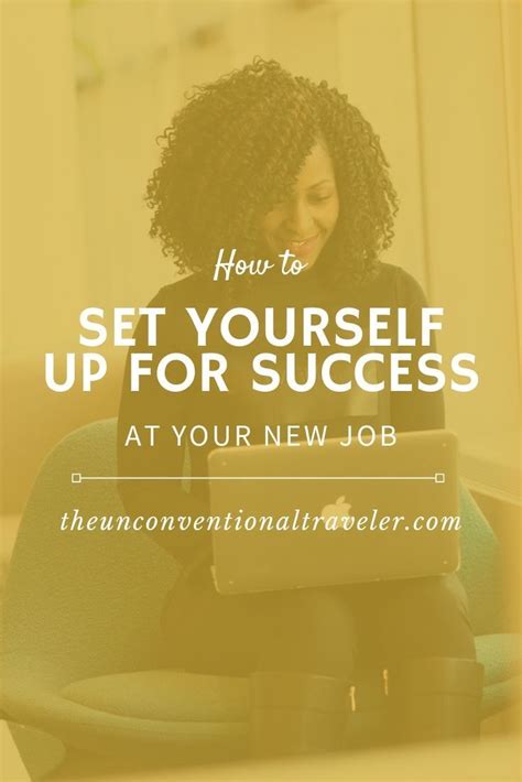 How To Set Yourself Up For Success At Your New Job Artofit