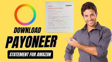 How To Download Payoneer Statement For Amazon YouTube