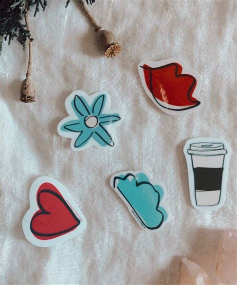 Minimalist Stickers Collection Etsy