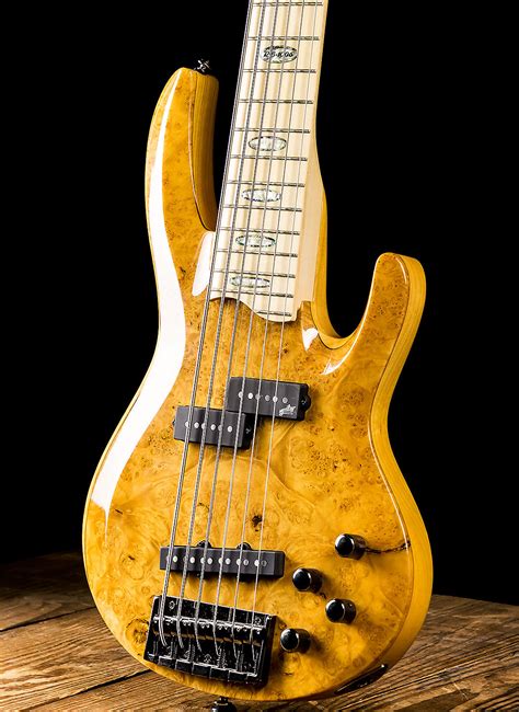 Esp Ltd Rb 1006 6 String Electric Bass Guitar Honey Natural Reverb