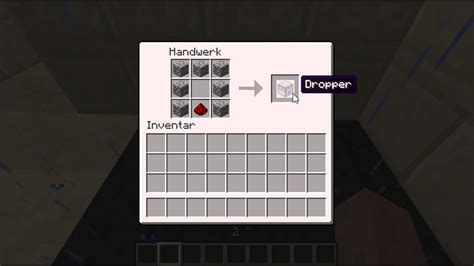Minecraft Dropper Craften Youtube