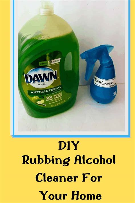 1 Easy Diy Rubbing Alcohol Cleaner Using Isopropyl Alcohol