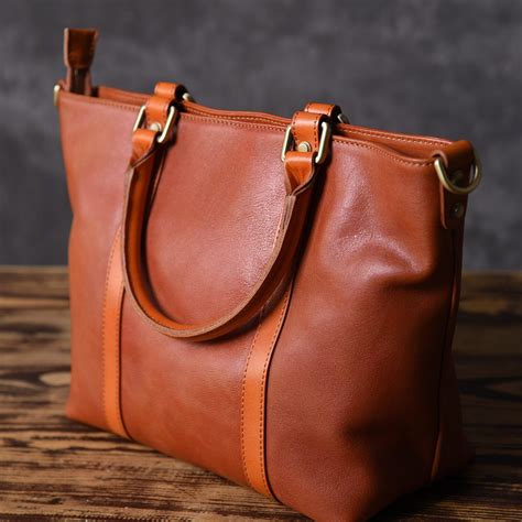 Womens Leather Tote Bags For Work
