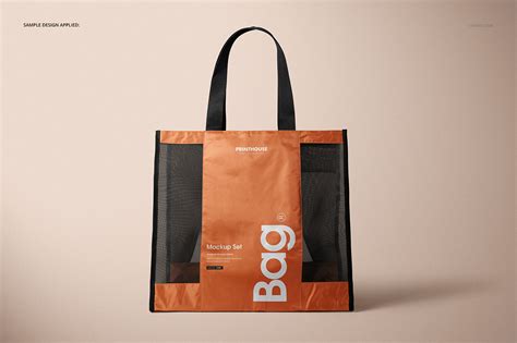 Download Mesh Shopping Tote Bag Mockup Set on Behance