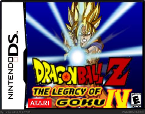 Dragon Ball Z Legacy Of Goku 4 Nintendo Ds Box Art Cover