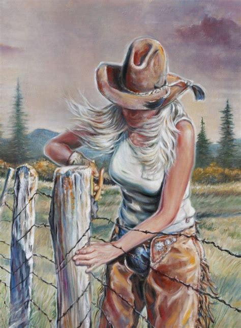 Cowgirl Cowboy Art Cowgirl Art Cowboy Artwork