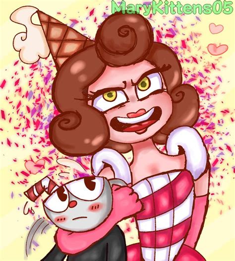 Cuphead X Baroness Von Bon Bon Fanart By Marykittens05 Bon Bons Fan Art Original Artists