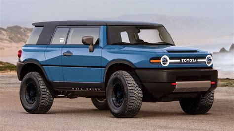 Toyota Fj Cruiser Rendering Gives Suv Bold Look For New Off Road Era