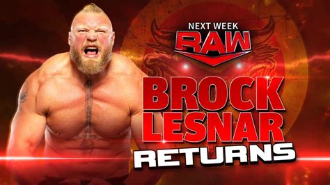 Brock Lesnar Return Viking Rules Match Set For Next Wwe Raw Wonf4w
