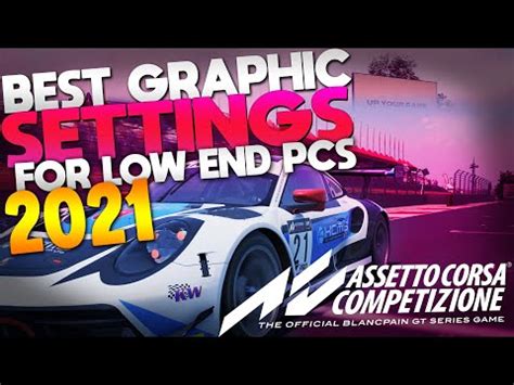 Graphics Settings Guide Assetto Corsa Competizione Youtube