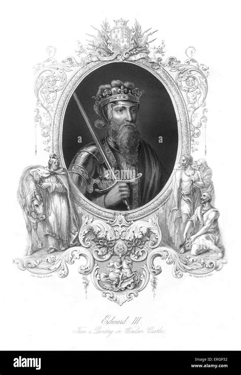 Edward Iii Portrait King Of England From King Of England From 1