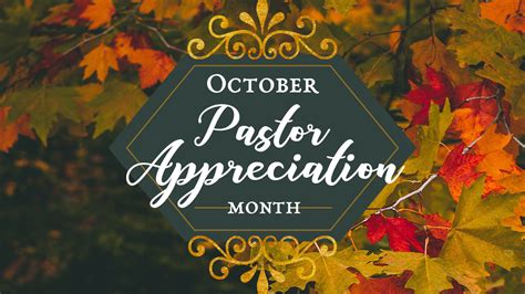 Pastor Appreciation Sunday On October First United Methodist