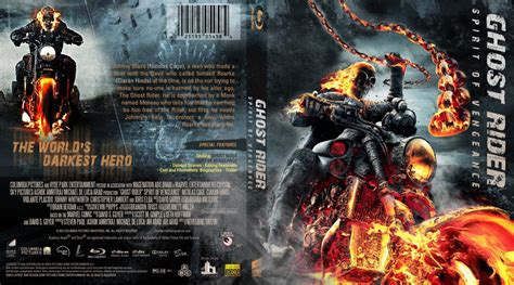 Ghost Rider Spirit Of Vengeance Movie Blu Ray Custom Covers Ghost