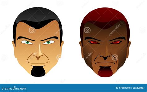 Good And Evil Stock Vector Illustration Of Good Dynamic 17862018