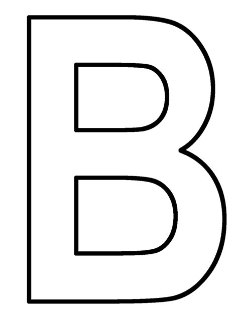 Letter B Coloring Sheets - Coloring Home