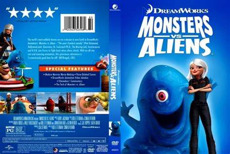Monsters Vs Aliens Dvd Cover Art