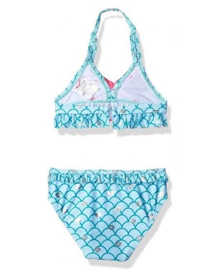 Little Girls Bikini Swimsuit Seashell Blue Cp11v3c470f
