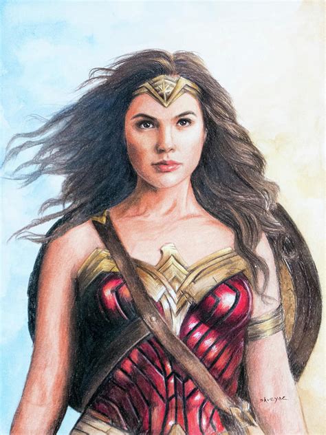 Wonder Woman Drawing