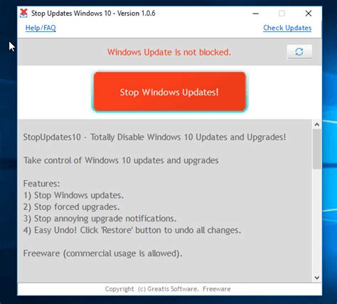 Block Windows 10 Updates With Stopupdates10 Ghacks Tech News