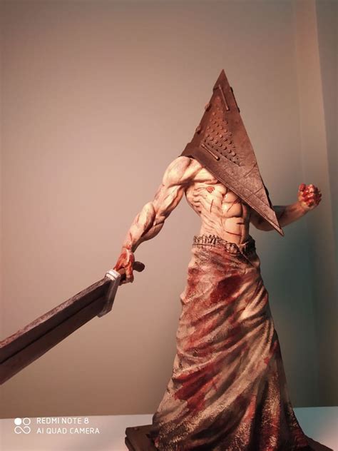 Silent Hill Pyramid Head Statue 16 Horror Decor Etsy