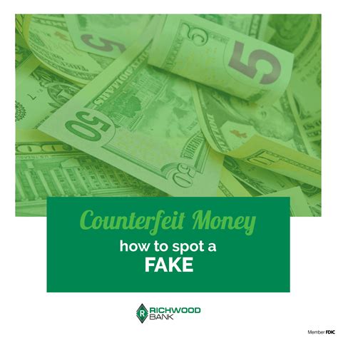 To spot a counterfeit bill, take a close look at the printing quality—especially the borders—to see if there are any blurred areas. Counterfeit Money: How to Spot a Fake - Richwood Bank