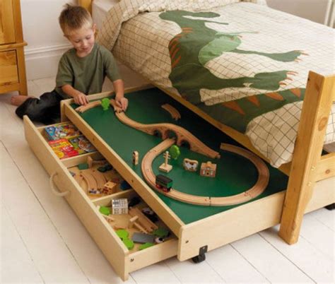 Trundle beds are a great idea for kids. Smart Under-the-Bed Trundle Playtable | Home Design ...