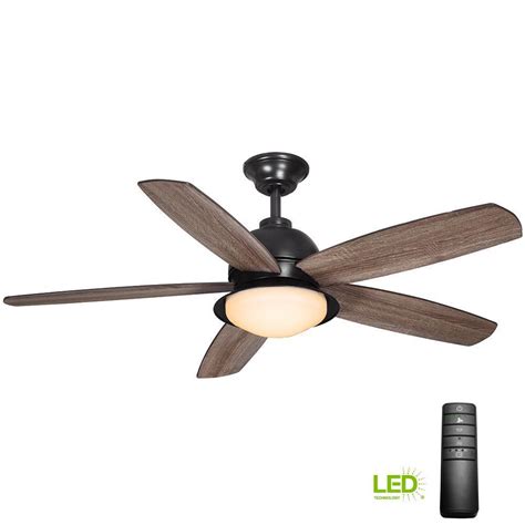 We like having a ceiling fan however we do not find them attractive. Ceiling Fan W Light Kit LED Indoor Outdoor Natural Iron ...