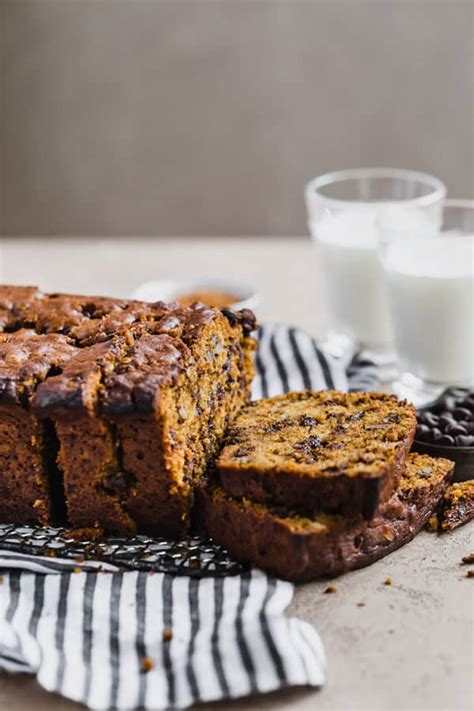 Pumpkin Bread With Chocolate Chips And Pecans Brown Eyed Baker