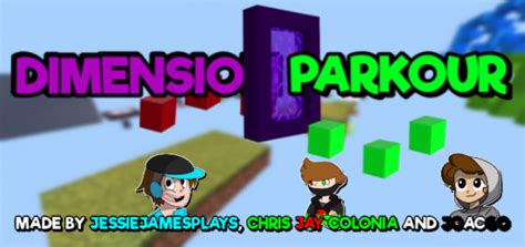 Dimension Parkour Minecraft Map