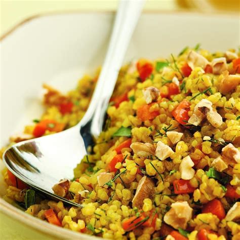 Fresh Herb And Lemon Bulgur Pilaf Recipe Eatingwell