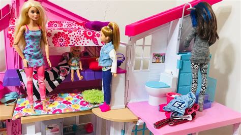 Barbie Skipper Stacie Chelsea Sick Routine Youtube
